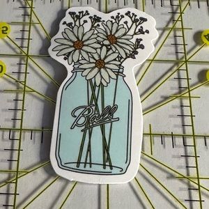 •Brand New• Flower Power Aesthetic Waterproof Sticker